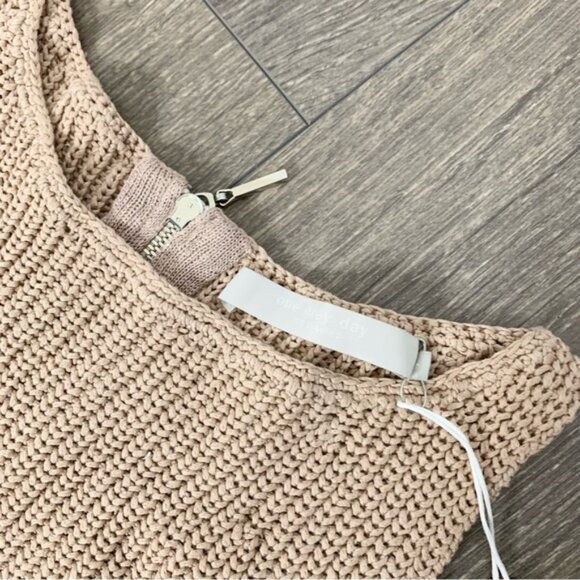Anthropologie One Grey Day Sleeveless Knit Sweater Tank Top Brown Latte Size XS - Picture 10 of 16